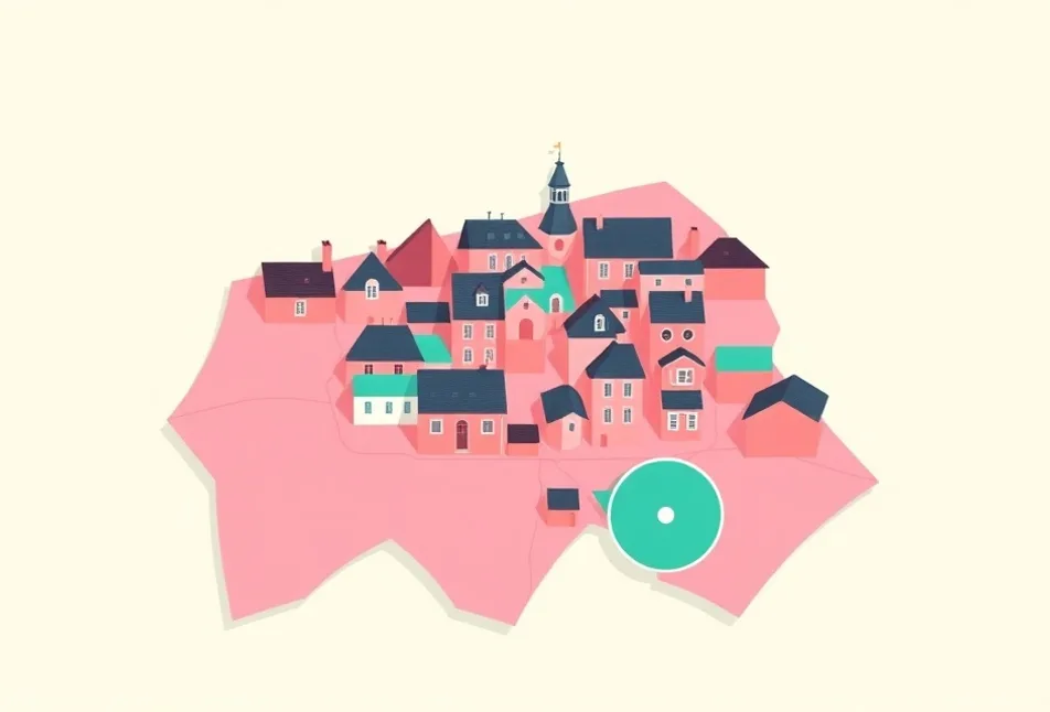 Carte du secteur d'intervention autour de Guérande (44350)